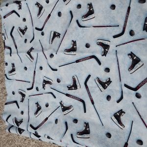 Hockey themed fabric